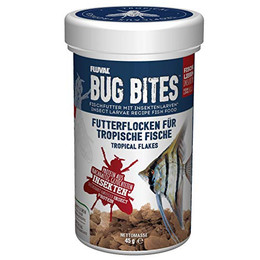 Produktbild von Fluval Bug Bites Fischfutter Flocken mit Insektenlaven für tropische Fische - 45 g