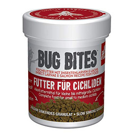 Produktbild von Fluval Bug Bites Fischfutter mit Insektenlarven für Cichliden - 45 g