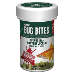 Produktbild von Fluval Bug Bites Spirulina Flocken Fischfutter - 100 ml