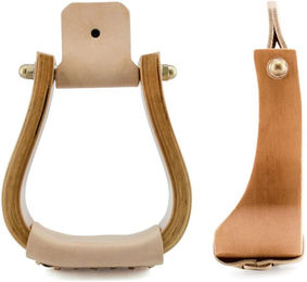 Produktbild von Formgearbeitete Holz-Westernsteigbügel Metalab