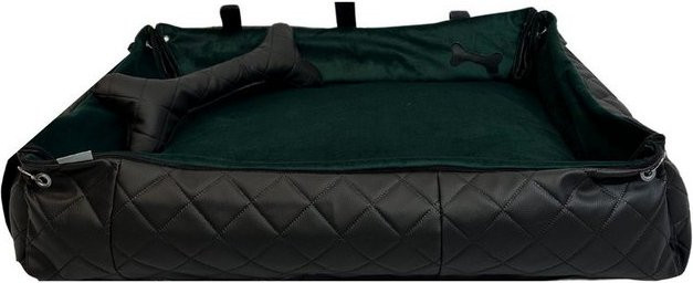 Produktbild von FORTISLINE Hundebett Oksana XL Dunkelgrün/Schwarz