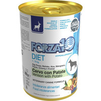 Produktbild von Forza 10 Diet Low Grain Hirsch & Kartoffeln Nassfutter für Hunde - 6 x 400 g