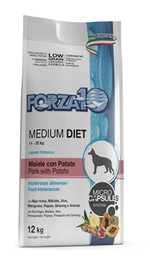 Produktbild von Forza 10 Medium Diet Low Grain Schwein Hundefutter Trockenfutter - 2 x 12 kg