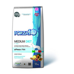 Produktbild von Forza10 Medium Diet Hundefutter mit Fisch - 2 x 12 kg