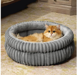 Produktbild von FOUORTUNATE-BEE Tierbett Hundebett waschbar Flauschiges Katzenbett