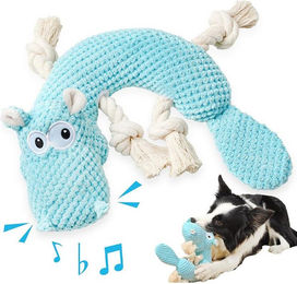 Produktbild von FOUORTUNATE-BEE Tierkuscheltier Hundespielzeug Tauziehen plüschtiere für Hunde, Interaktives Kauspielzeug für Große Kleine Und Mittel Welpen hundespielzeug quietschendes