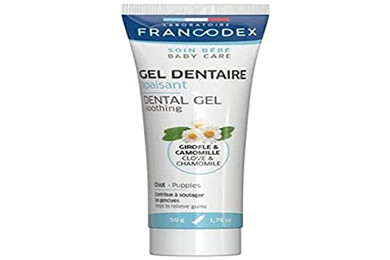 Produktbild von Francodex Beruhigendes Zahngel für Welpen - 50 g