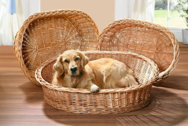 Produktbild von FRANK FLECHTWAREN Hundekorb Vollweide