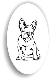 Produktbild von Französische Bulldogge Sticker