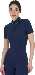 Produktbild von Frauen Trainingspolo mit Reißverschlusskragen Equestro
