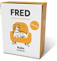 Produktbild von Fred & Felia FRED Senior Huhn Nassfutter - 10 x 390 g