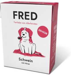 Produktbild von Fred & Felia FRED Senior Schwein Nassfutter - 10 x 390 g
