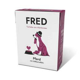 Produktbild von FRED Pferdefleisch Hundefutter - 390 g
