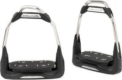 Produktbild von Freejump Airs Steigbügel mit 30° Neigung und flacher Trittfläche