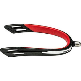 Produktbild von freejump SPUR´ONE Sporen Round End Black/Pearl Red