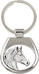 Produktbild von Freiberger - keychain with a horse, keychain with a print, personalized pendant from the Art-Dog brand silber