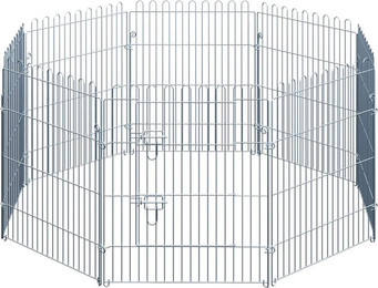 Produktbild von Freilaufgehege Welpenauslauf Welpengitter 8-teilig