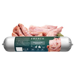 Produktbild von FRESCO BarfWurst Kaninchen und Ente pur 400 g