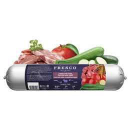 Produktbild von FRESCO BarfWurst Lamm mit Hirse, Zucchini und Apfel 400 g