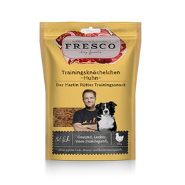 Produktbild von FRESCO Dog Martin Rütter Trainingsknöchelchen Huhn - 150 g