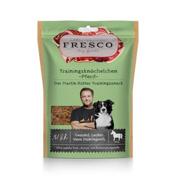Produktbild von FRESCO Dog Martin Rütter Trainingsknöchelchen Pferd - 3 x 150 g