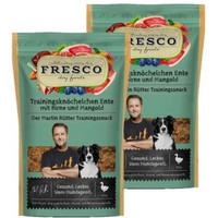 Produktbild von FRESCO M. Rütter Trainingsknöchelchen Ente mit Birne und Mangold - 2 x 150 g