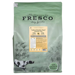 Produktbild von FRESCO TrockenBarf Senioren-Menü Huhn mit Kürbis, Kamille, Blütenpollen und Gesundheitskräutern 2,5 kg