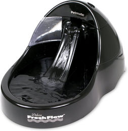 Produktbild von Fresh Flow Deluxe Trinkbrunnen Schwarz, 3 Liter - Trinkbrunnen 3 Liter