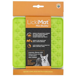 Produktbild von Fressmatte - LICKIMAT - Mini Classic Buddy - Ungiftiger Gummi - 15x15 cm - Reduziert Angstzustände