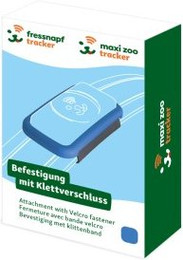 Produktbild von Fressnapf Befestigungsrahmen für GPS-Tracker Hund blau