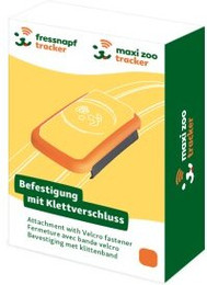 Produktbild von Fressnapf Befestigungsrahmen für GPS-Tracker Hund orange