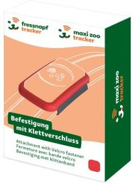 Produktbild von Fressnapf Befestigungsrahmen für GPS-Tracker Hund rot