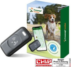 Produktbild von Fressnapf GPS-Tracker für Hunde schwarz/ grau