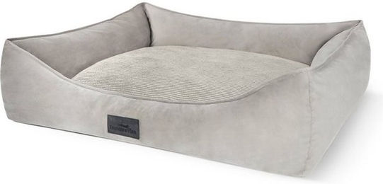 Produktbild von Freudentier Hundekorb VelvetTwist mit Cord und Velour Wendekissen