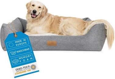 Produktbild von FREUDENTIER Orthopädisches Hundebett mit Memory Foam und Steppung