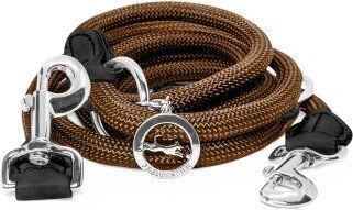 Produktbild von Freudentier Umhängeleine, Hundeleine 3m braun