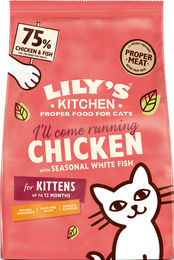 Produktbild von Frisches Huhn mit Weißfisch der Saison für Kätzchen 800g | Lily's Kitchen