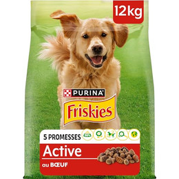 Produktbild von FRISKIES Trockenfutter für Hunde aktiv mit Rindfleisch - 12 kg