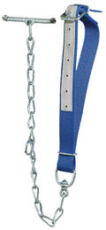 Produktbild von Fritz Göbel Kleintierstall Göbel Kälberhalsband, blau, mit Kette, 60137