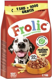 Produktbild von Frolic Beutel Geflügel 1,5kg + 200g