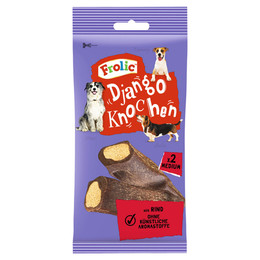 Produktbild von Frolic Django Knochen mit Rind medium - 12 x 2 Stk.