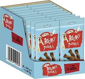 Produktbild von Frolic Hundesnacks Rodeo mit Rind - 18 x 105 g