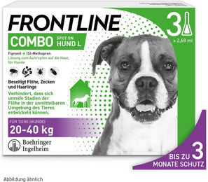 Produktbild von Frontline® Combo Spot-on Hund L (20 - 40 kg) - 3 Pipetten x 2,68 ml