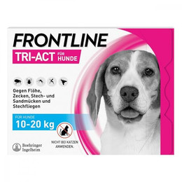 Produktbild von FRONTLINE TRI-ACT Hund M gegen Zecken, Flöhe & Mücken