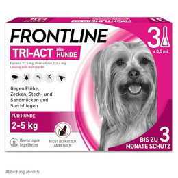 Produktbild von FRONTLINE TRI-ACT Hund XS gegen Zecken, Flöhe & Mücken