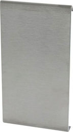 Produktbild von Fuchs Design Terrassenprofil Verbinder V2A Edelstahl 55/13 mm Höhe Silber