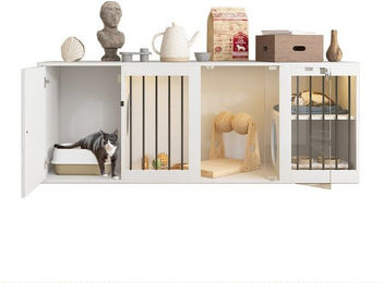 Produktbild von FUFU&GAGA Katzentoilette Katzenschrank mit Beleuchtung