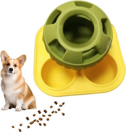 Produktbild von Fuleadture Tier-Intelligenzspielzeug Schleckball für Hunde, Hunde Kauspielzeug, Befüllbares Hundespielzeug