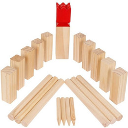 Produktbild von FunTomia Outdoor-Spielzeug König Kubb Spiel Holzspiel Schweden Schach