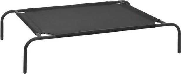 Produktbild von furnicato Erhöhtes Hundebett Schwarz S Textilene